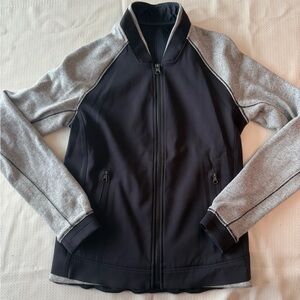 Women's Lululemon Var-city Black and Gray Jacket size 8